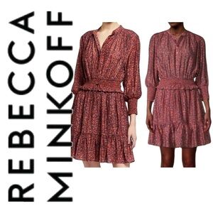 Rebecca Minkoff Red Floral Mini Dress